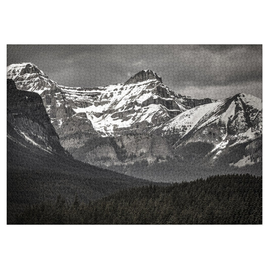 Banff Mountains Jigsaw Puzzle (with Tin) — Icefields Parkway Scenic Puzzle
