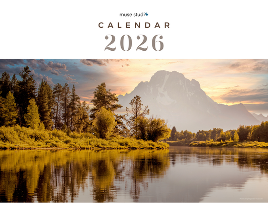 Muse Studio 2026 Landscape Calendar 11x8.5" (Digital Download)