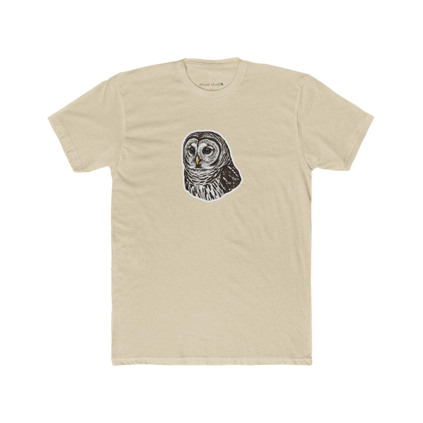 Barred Owl Illustration Tee — Wildlife Lover Gift