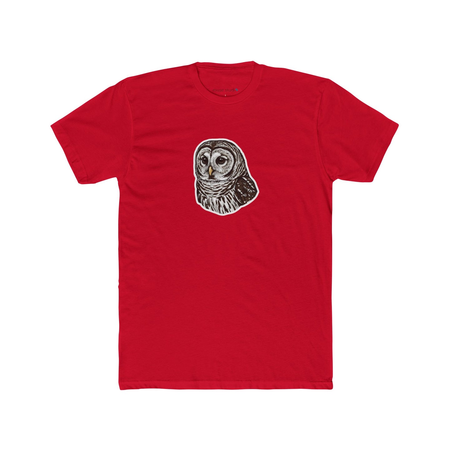 Barred Owl Illustration Tee — Wildlife Lover Gift