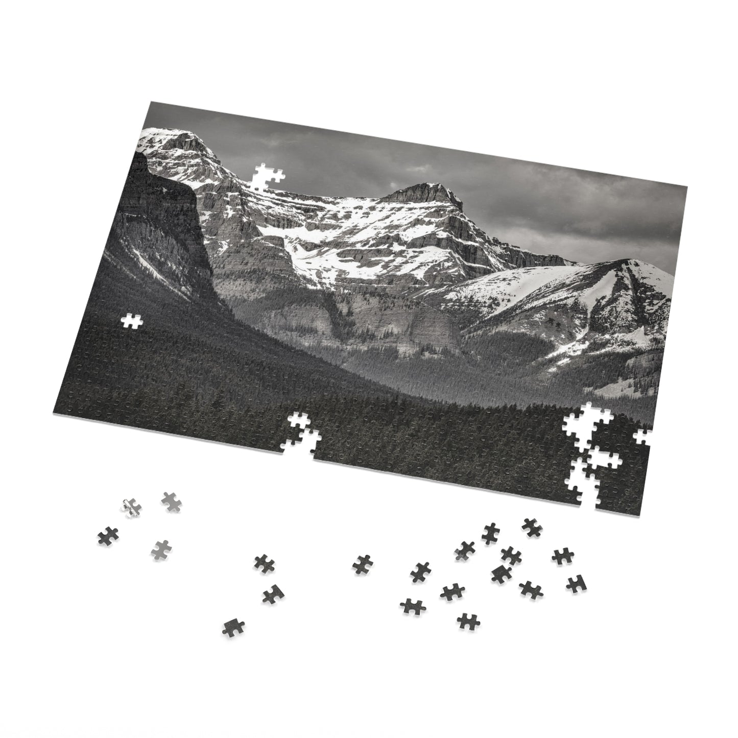 Banff Mountains Jigsaw Puzzle (with Tin) — Icefields Parkway Scenic Puzzle