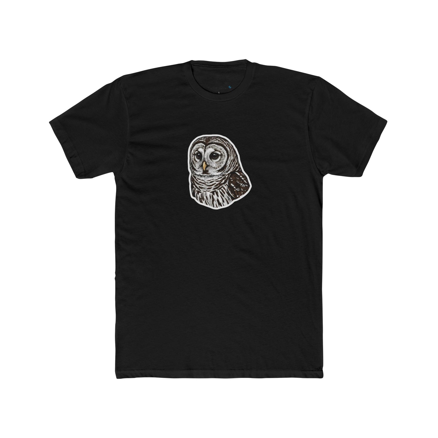 Barred Owl Illustration Tee — Wildlife Lover Gift