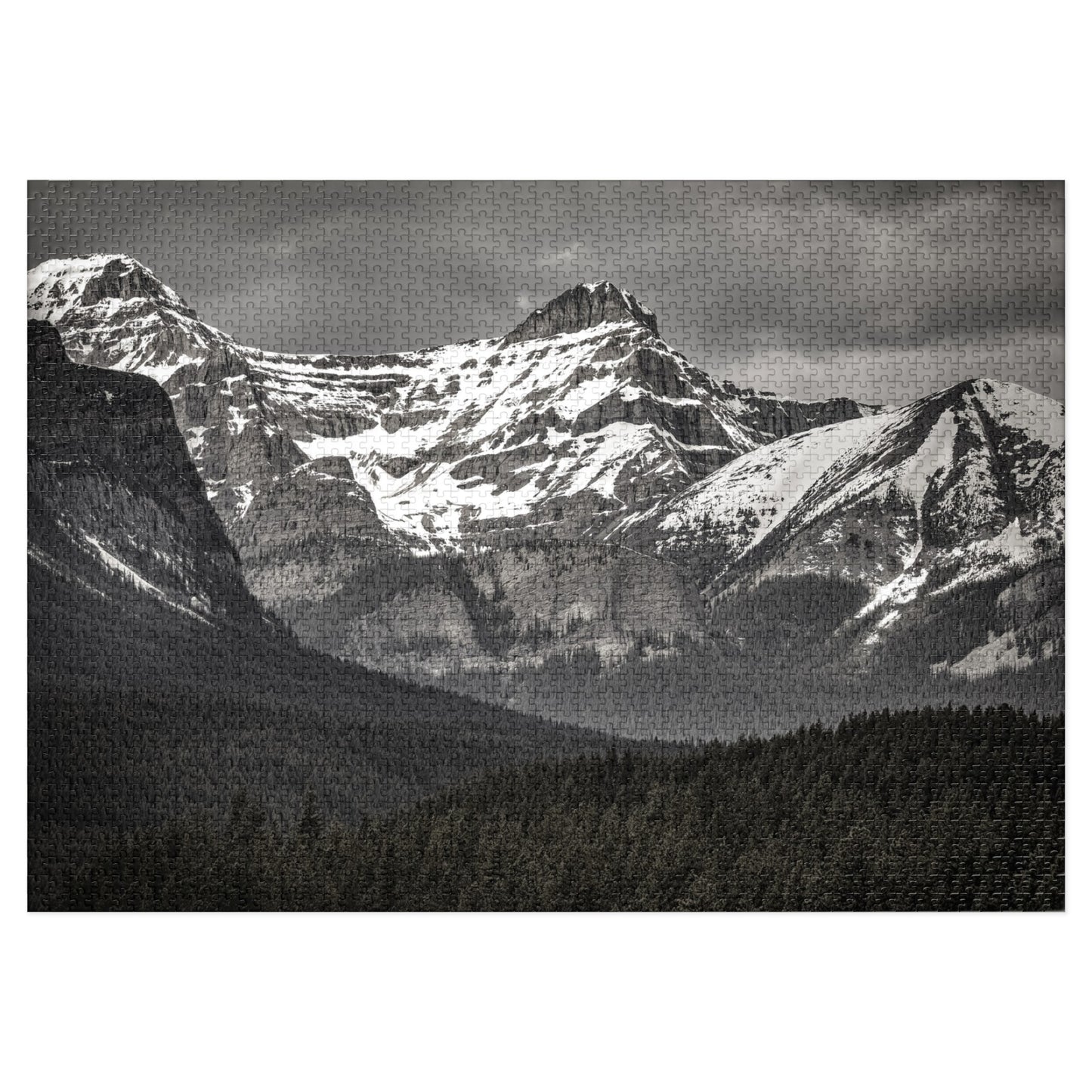 Banff Mountains Jigsaw Puzzle (with Tin) — Icefields Parkway Scenic Puzzle
