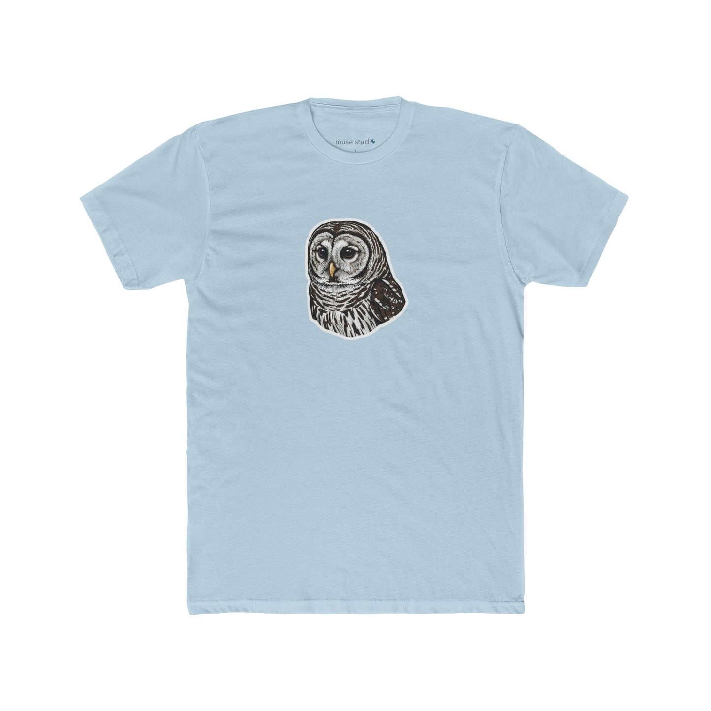 Barred Owl Illustration Tee — Wildlife Lover Gift