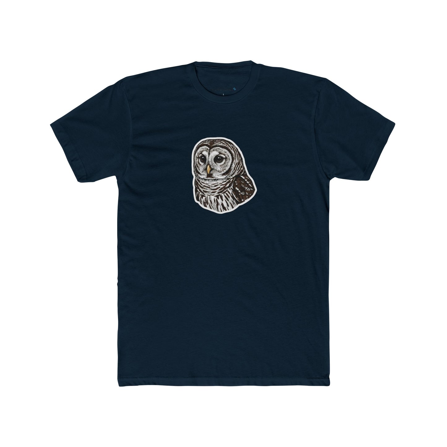 Barred Owl Illustration Tee — Wildlife Lover Gift