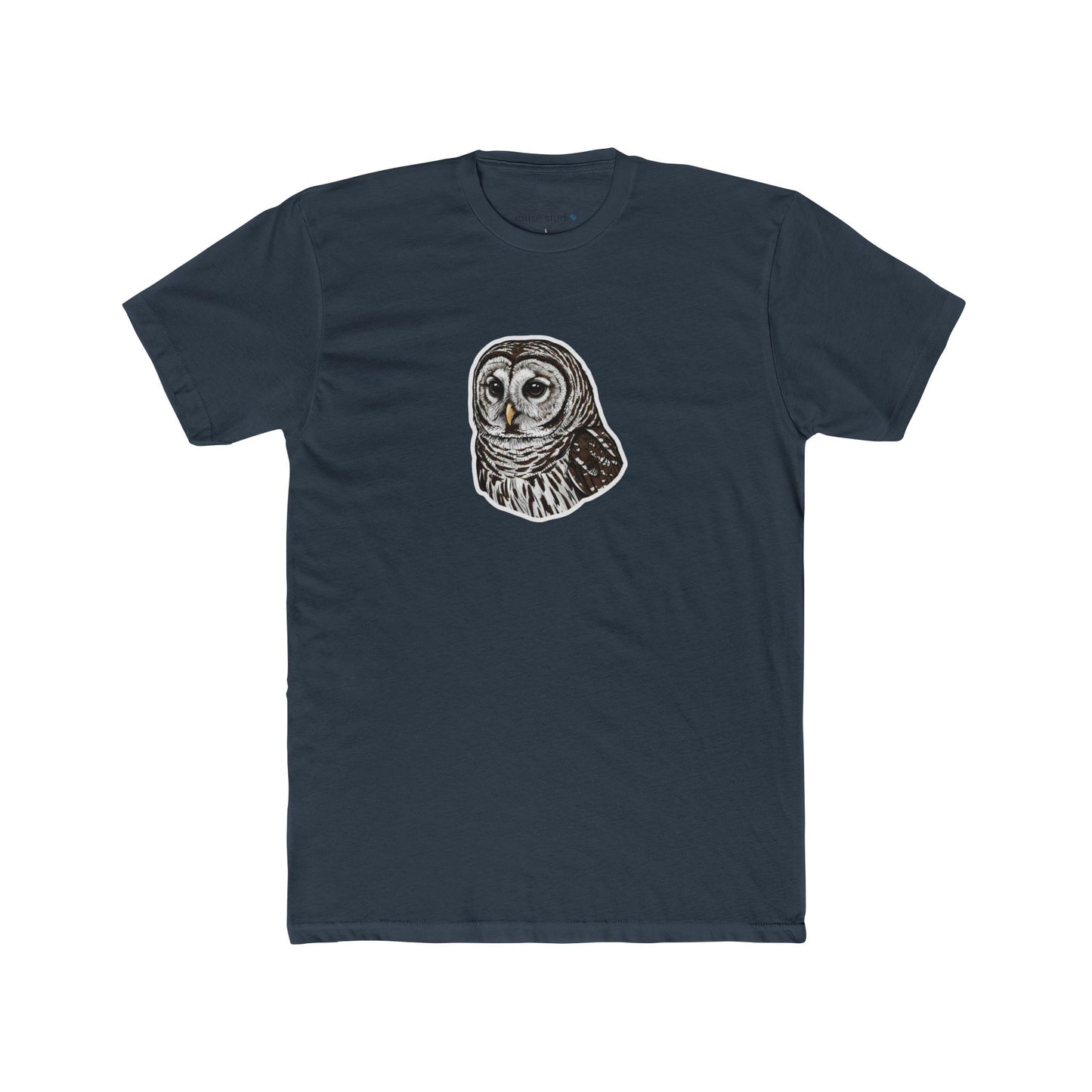 Barred Owl Illustration Tee — Wildlife Lover Gift