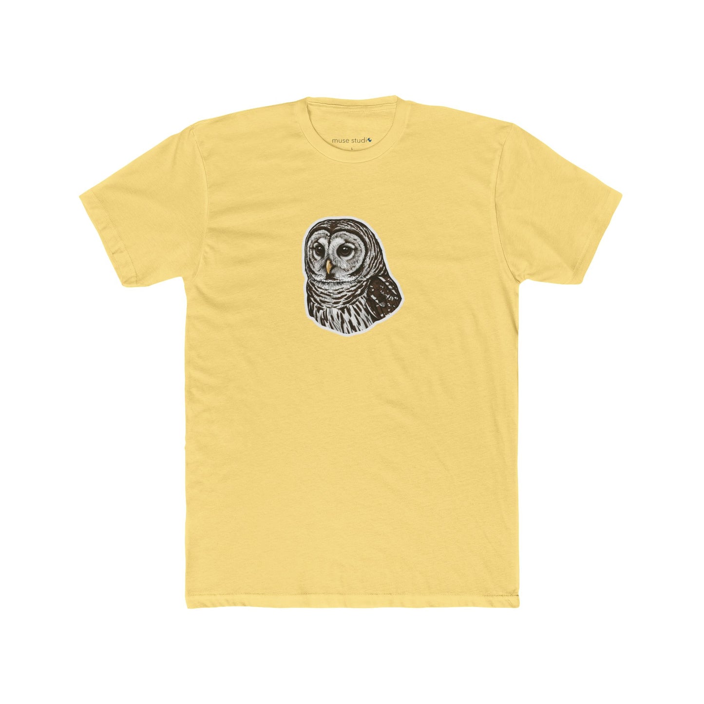 Barred Owl Illustration Tee — Wildlife Lover Gift