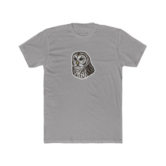 Barred Owl Illustration Tee — Wildlife Lover Gift