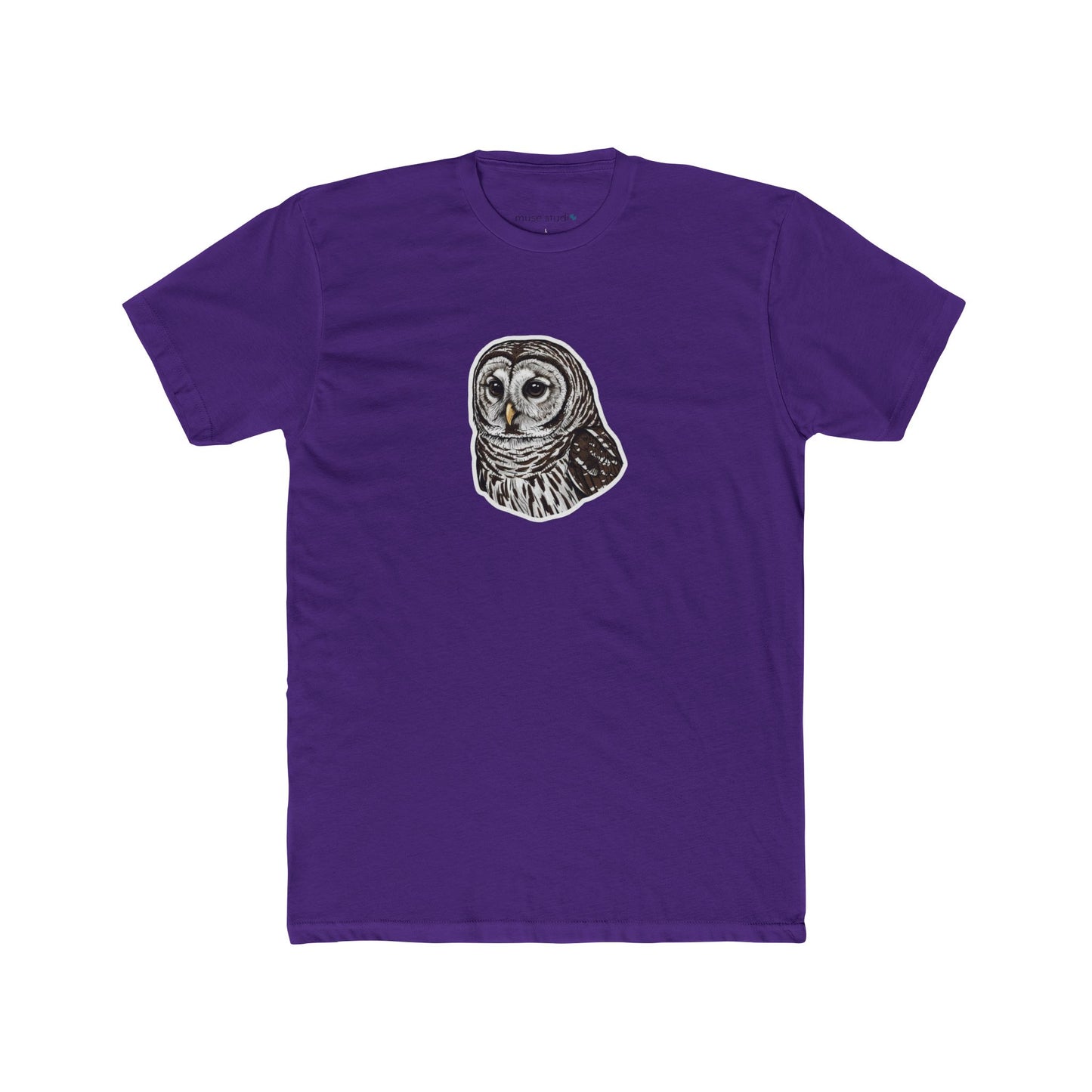 Barred Owl Illustration Tee — Wildlife Lover Gift