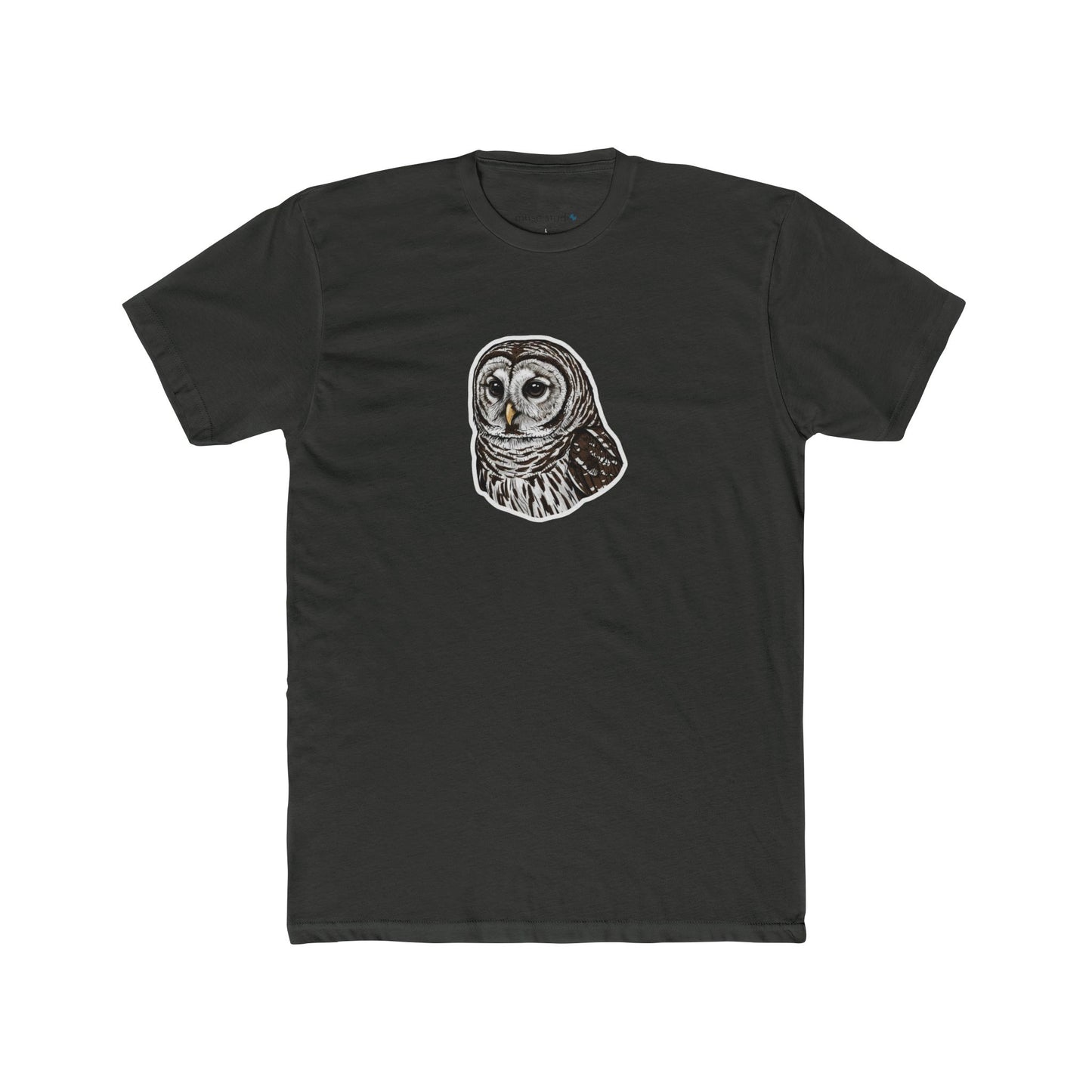 Barred Owl Illustration Tee — Wildlife Lover Gift