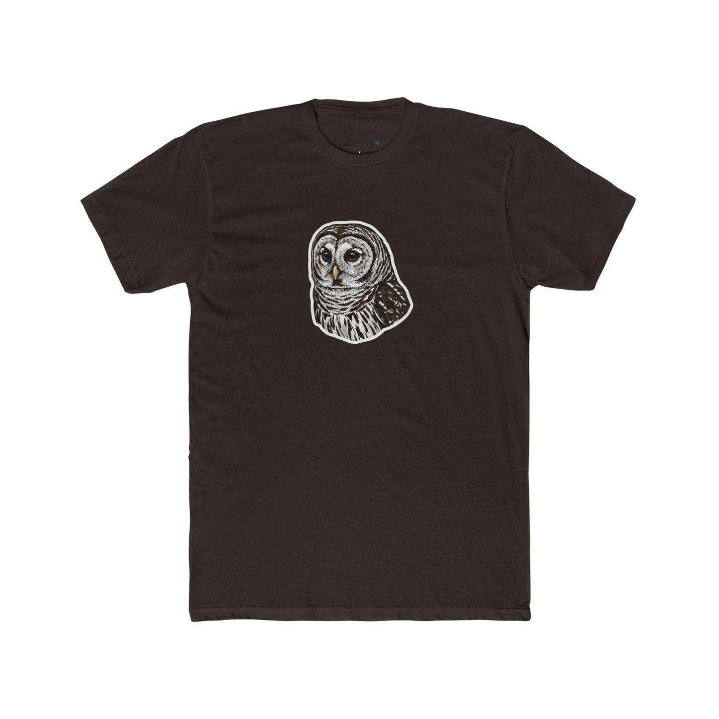 Barred Owl Illustration Tee — Wildlife Lover Gift