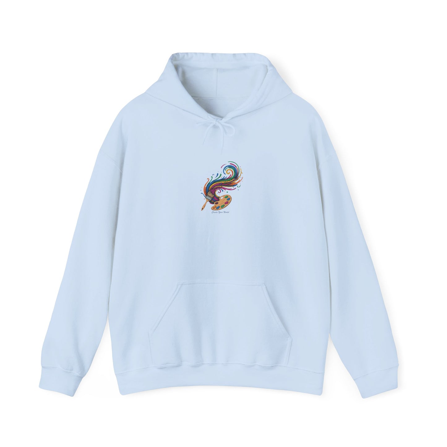 Artist Paintbrush & Palette Hoodie — Cozy Creative Sweatshirt