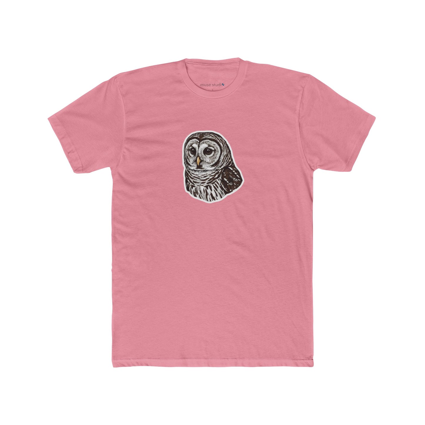 Barred Owl Illustration Tee — Wildlife Lover Gift