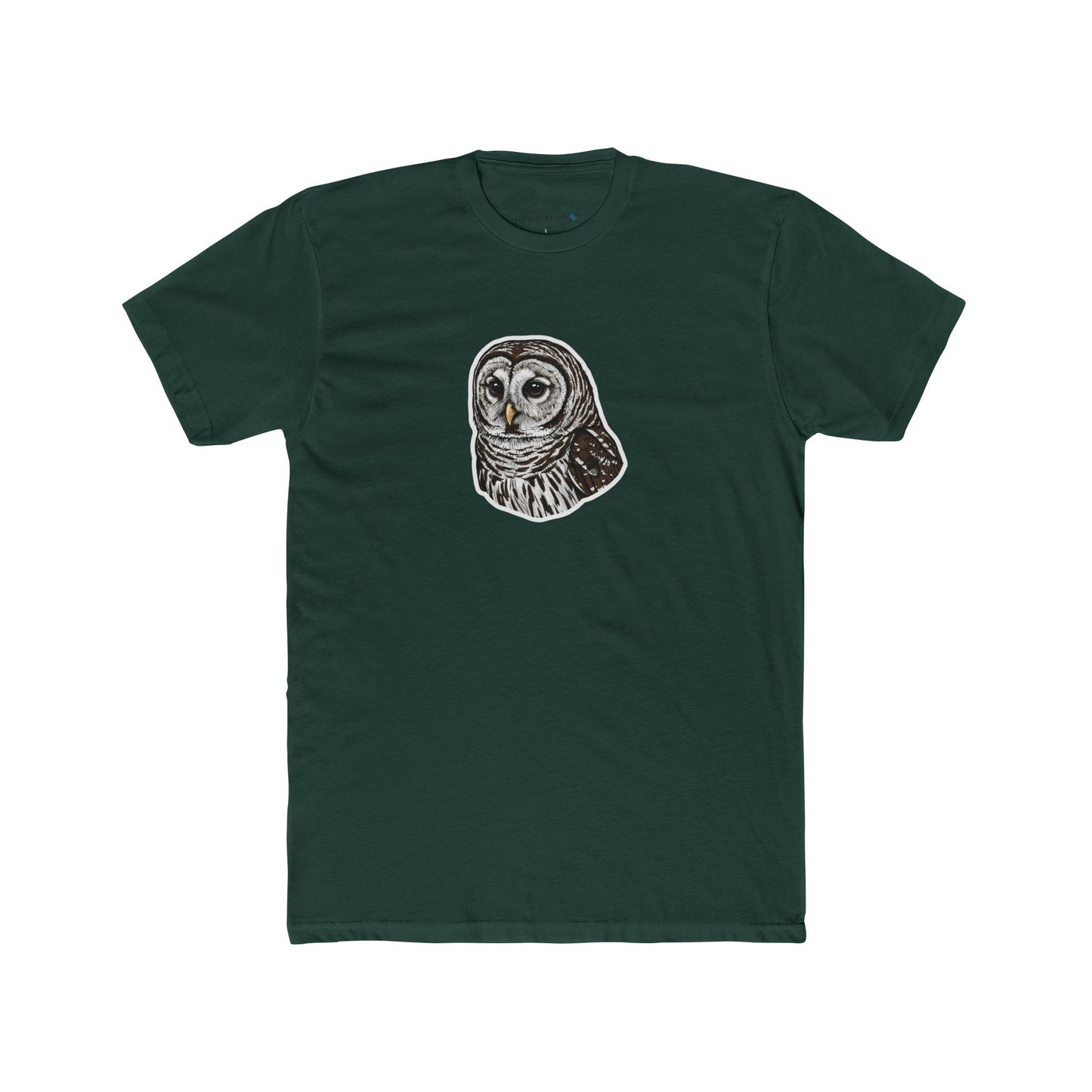 Barred Owl Illustration Tee — Wildlife Lover Gift