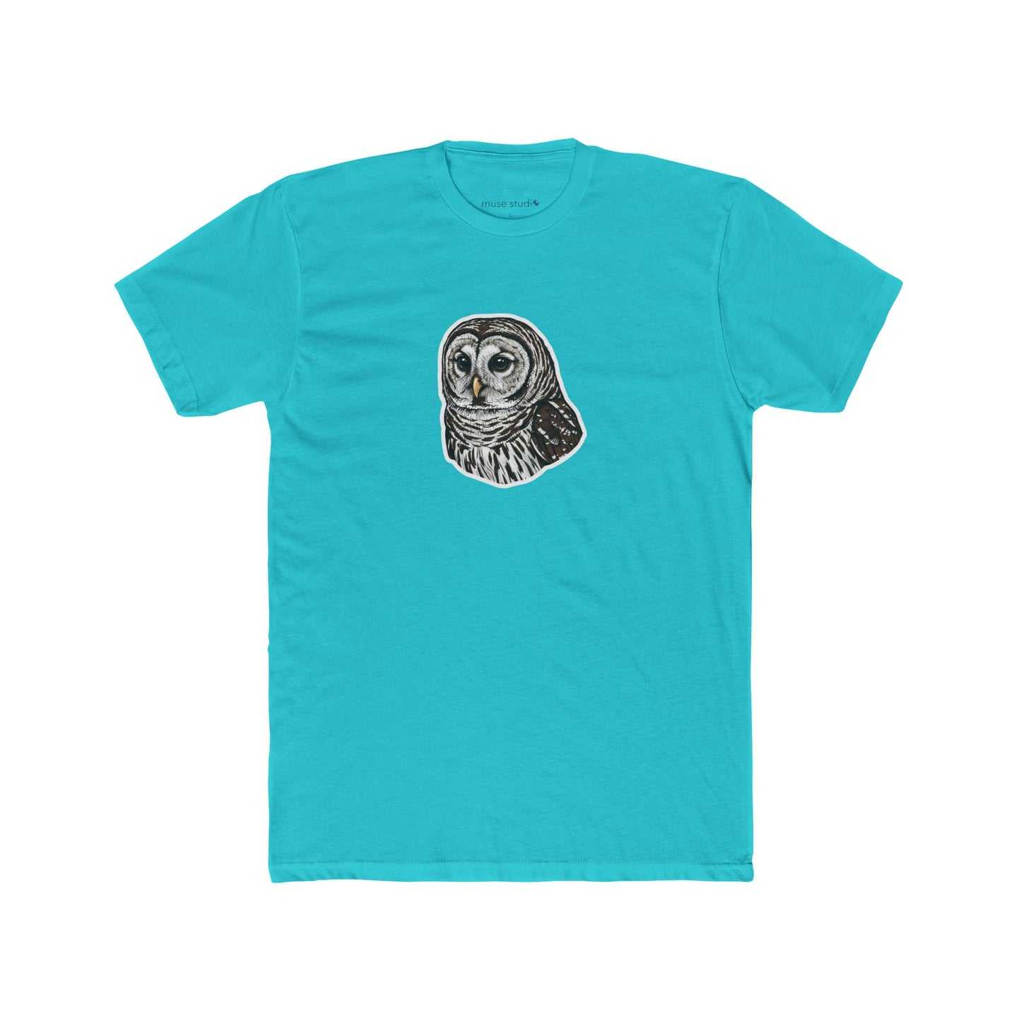 Barred Owl Illustration Tee — Wildlife Lover Gift