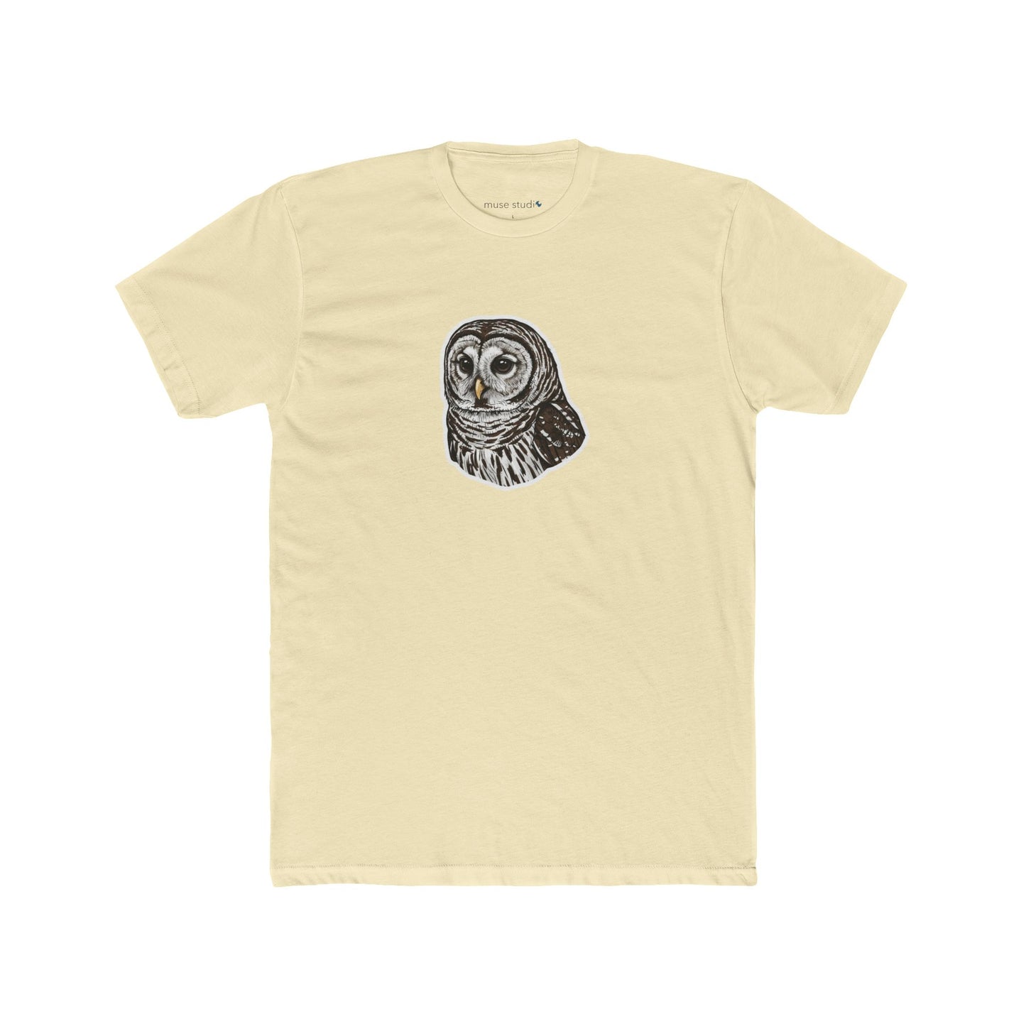 Barred Owl Illustration Tee — Wildlife Lover Gift