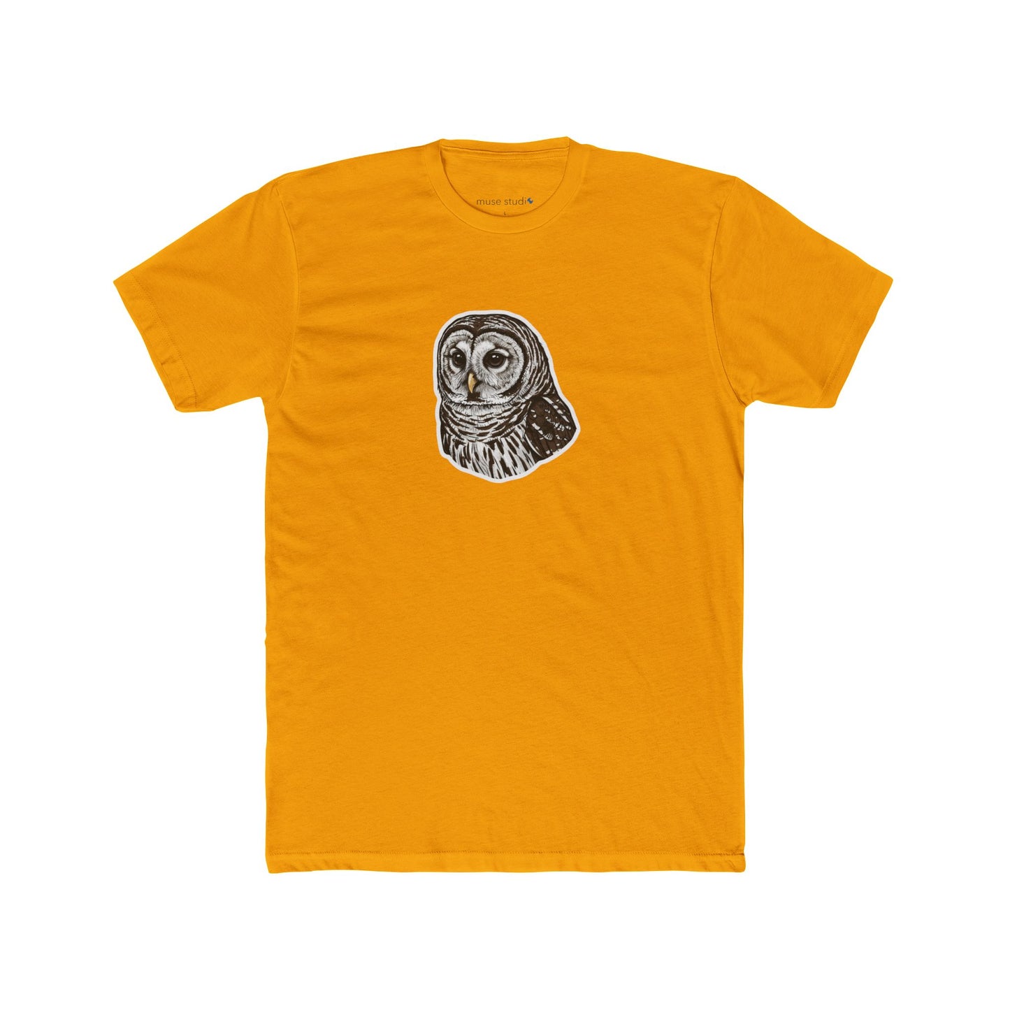 Barred Owl Illustration Tee — Wildlife Lover Gift