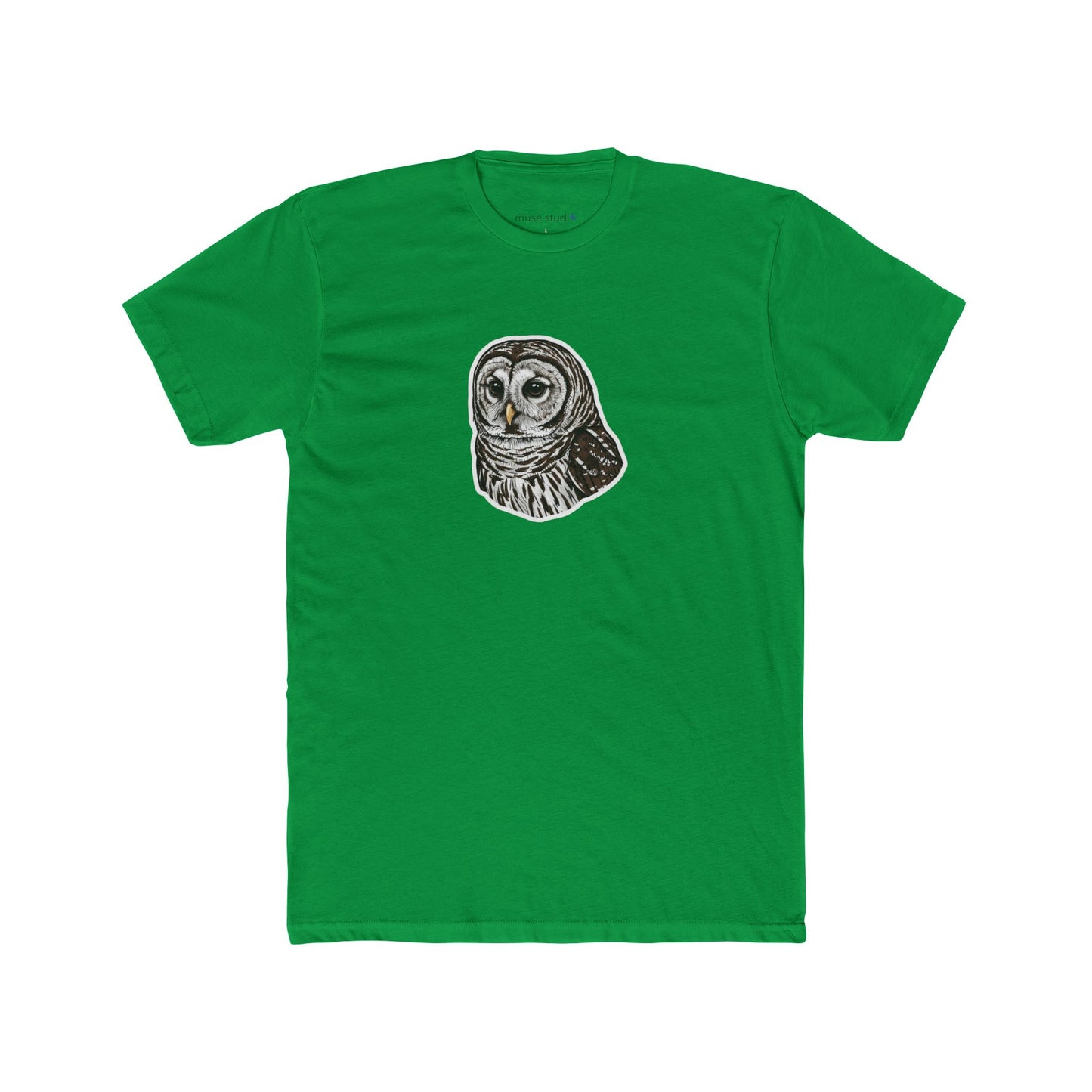Barred Owl Illustration Tee — Wildlife Lover Gift
